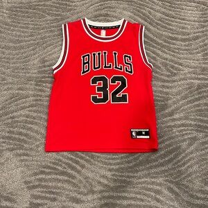 Chris Dunn Chicago Bulls kids medium red jersey